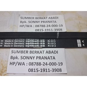 optibelt pj813 v-belt pj 813 fan belt pj-813 - 5 lajur - genuine germa-1
