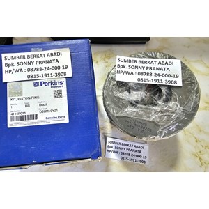 perkins 4115p011 piston - ring set - pin -snap ring 3135m105 - genuine-2