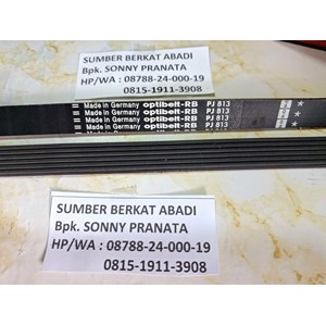 optibelt pj813 v-belt pj 813 fan belt pj-813 - 6 lajur genuine germany