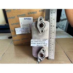 perkins 2486a217 oil cooler 356-6541 3566541 3566542 356-6542 x6195v2-3