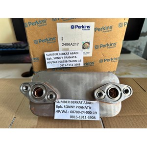 perkins 2486a217 oil cooler 356-6541 3566541 3566542 356-6542 x6195v2-2