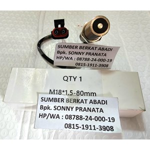 mpu m18x1.5-80mm drat 18mm - mpu 18 mm - length 8 cm - connector 2 pin-2