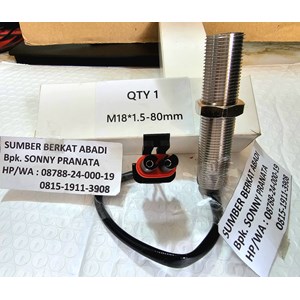 mpu m18x1.5-80mm drat 18mm - mpu 18 mm - length 8 cm - connector 2 pin-7