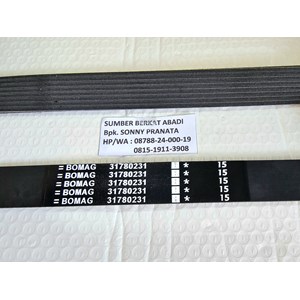 bomag 31780231 v-belt 05715360 8pk1480 - bw211d-40 bw211 - genuine