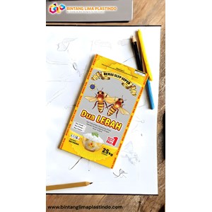 karung laminasi opp color printing untuk benih padi benih kacang 25kg-2