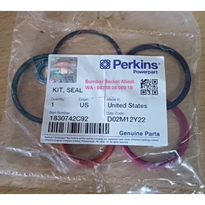 perkins 1830742c92 seal kit o-ring injector - genuine