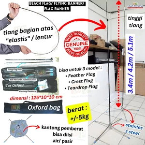 flag banner 4m/flying banner 4m+poster fabrics satin hi end+24 jam-3