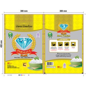 kemasan plastik nylon beras 5kg color printing-2