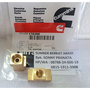 cummins 176288 female adapter tee - k19 k1150 k38-7