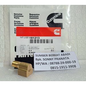 cummins 181213 plain adapter elbow - kta 19-5