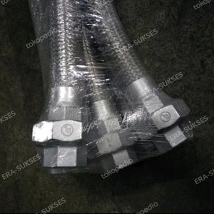 flexible metal hose 3/8 inch x 125cm wm galvanis - stainless 304