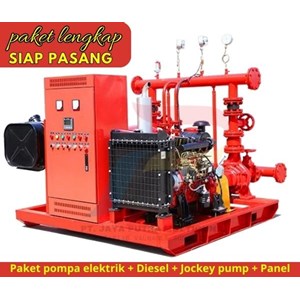 pompa hidran 750gpm paket komplit hydrant pump+silent case-1