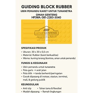 guiding block karet denpasar | hp/wa: o8122833o4o | omah genteng-2