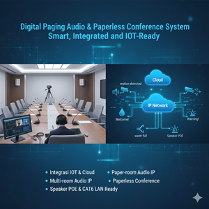 digital paging audio sound system & paperless conference