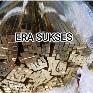 plat kuningan kotak 4mm x 4mm x 2500mm-2