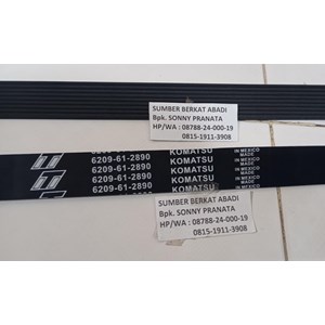 komatsu 6209-61-2890 v-belt 6209612890 fan belt 6209 61 2890 - 9 groov