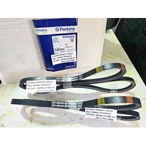perkins 2614b665 v-belt 2614b565 fan belt - dapat 2 units v-belt -asli