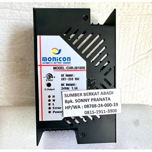 monicon chr-26180b battery charger chr26180b chr 26180b (24vdc 7.5a)