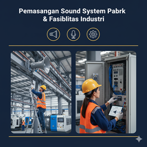 pasang sound system ip pa pabrik & fasilitas industri