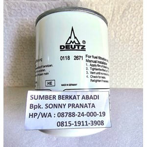 deutz 0118-2671 fuel filter 0118 2671 01182671
