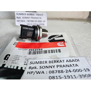 cummins 4964102 fuel pressure sensor 4098538 - connector 3 pin - kta19-1