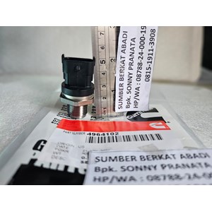 cummins 4964102 fuel pressure sensor 4098538 - connector 3 pin - kta19-2