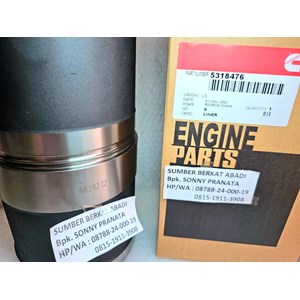cummins 5318476 cylinder liner 4b19212 with seal gasket 3948095 - 6cta-6