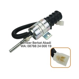 solenoid e049331000144 engine fuel shutoff - connector 3 legs - 12v-1