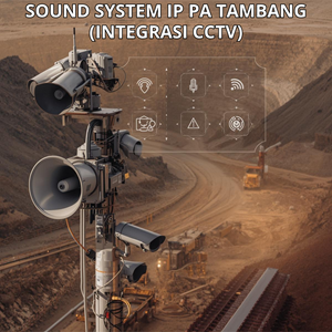 sound system ip pa tambang (integrasi cctv) | jarak jauh heavy duty