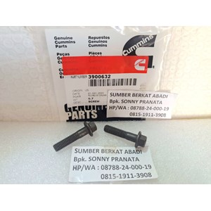 cummins 3900632 hexagon flange head cap screw-3