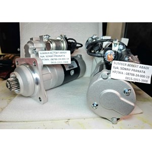 dongfeng dfmec 109055 starter 5403868 - 24v 10t 6kw - 3 holes-1