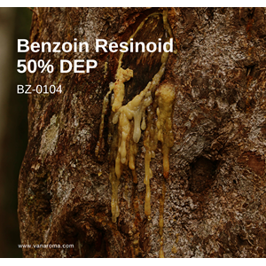benzoin resinoid 50% dep (bz-0104) van aroma / minyak atsiri