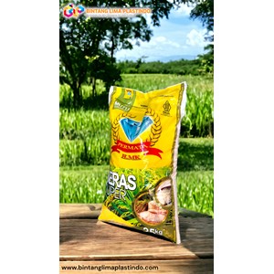 karung beras 5kg laminasi opp full color printing