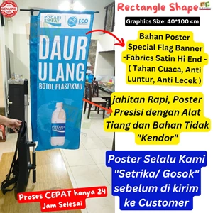 pacer flag/backpack banner/tas bendera/backpack flag/vest pacer-6