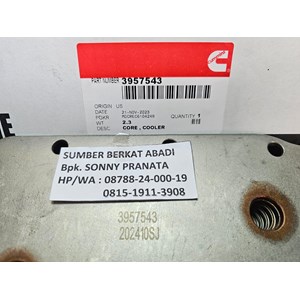 cummins 3957543 oil core cooler 3921557 3918292 3928907 3904320-7