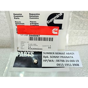 cummins 3945097 expansion plug - isc isl-1