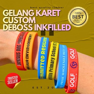 gelang karet deboss inkfilled custom design | aksesories promosi-5
