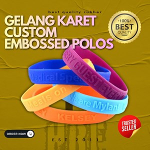 gelang karet deboss inkfilled custom design | aksesories promosi-6