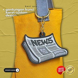 gantungan kunci karet custom design | merchandise promosi unik