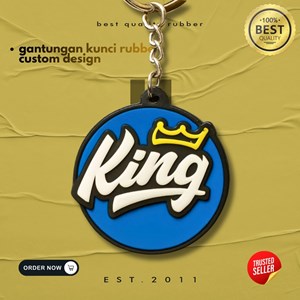gantungan kunci karet custom design | merchandise promosi unik-2