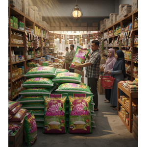 karung laminasi tebal untuk beras 10kg printing gambar jelas dan full-1