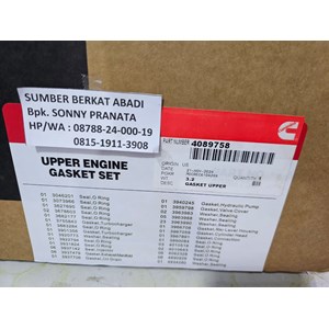 cummins 4089758 5579029 upper engine gasket kit - isl qsl engine
