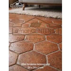ubin terakota hexagonal jakarta - wa: o8122833o4o - omah genteng-5