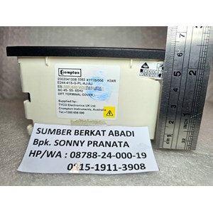 cromptom e244-41s-g-pl-aj-aj hertz meter e24441sgplajaj - 96mm x 96mm-4