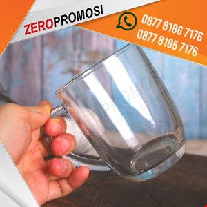 sedia aneka souvenir gelas kaca - mug promosi custom logo-4
