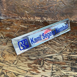 papan nama meja / name desk stainless etching-6