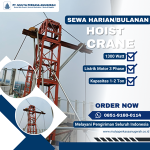 sewa hoist crane sleman | mesin hoist | 085191600114-7