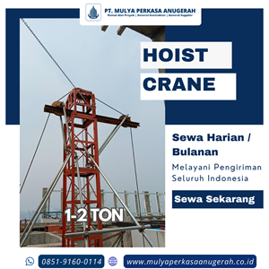 sewa hoist crane magelang | mesin hoist | 085191600114
