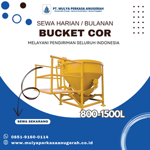 sewa bucket cor tegal | concrete bucket | 085191600114