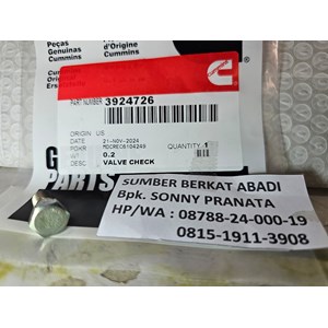 cummins 3924726 check valve 3916360-2